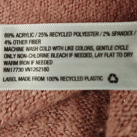 Ava & Viv Blush Pink Cowl Neck Sweater Size 3X - Picture 13 of 13